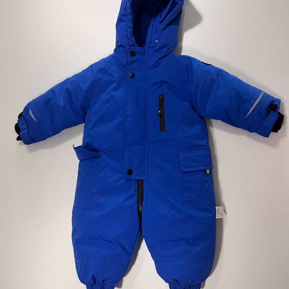 Kids Blue Insulated Snowsuit - Brand Unspecified